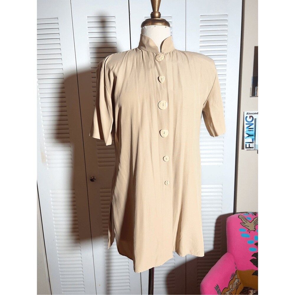 Pride & Joy Blouse Size 10 Vintage 90's Coastal Grandmother Button Down Blouse